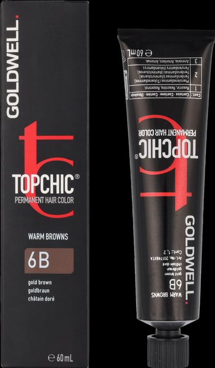 Actual product image Goldwell Topchic (6B golden brown)