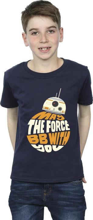 Immagine prodotto Star Wars May The Force BB8 Maglietta Ragazzi (152, 158)
