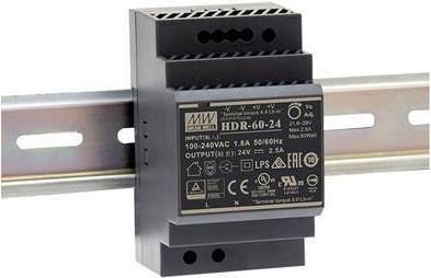 Produktbild MeanWell Hutschienen Netzteil (DIN Rail) 12 V/DC 4.5 A 54 W 1 x