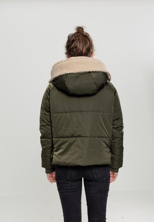 Actual product image Urban Classics Ladies Sherpa Hooded Jacket (L)