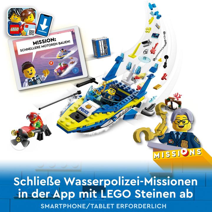 Produktbild LEGO Detektivmissionen der Wasserpolizei (60355, LEGO City)
