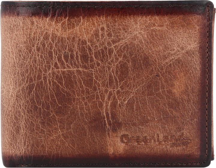 Actual product image Greenland Nature Mascu & Line wallet RFID leather 12 cm