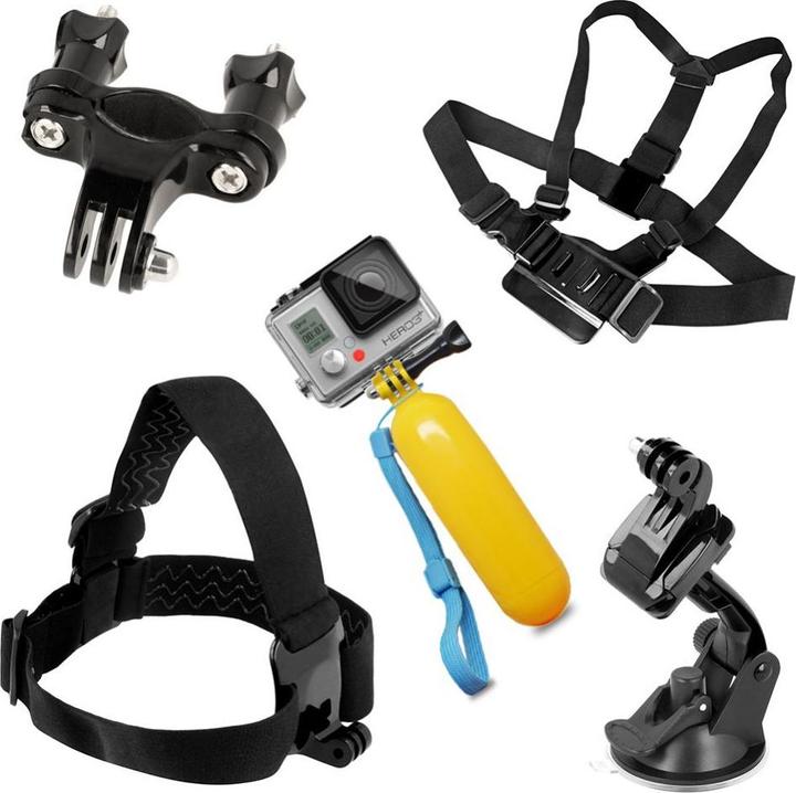 Kit di accessori 9 in 1 per GoPro HERO 4 3 3+ 2 1