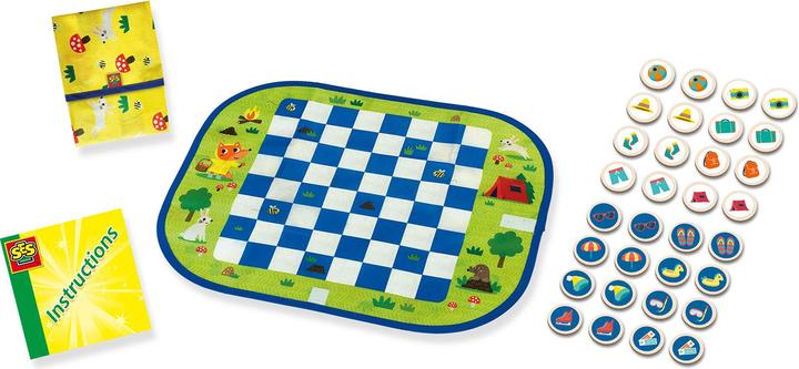 Image du produit Ses Jeux de voyage Wrap and Go, 3in1 (Anglais, Français, Néerlandais, Allemand)