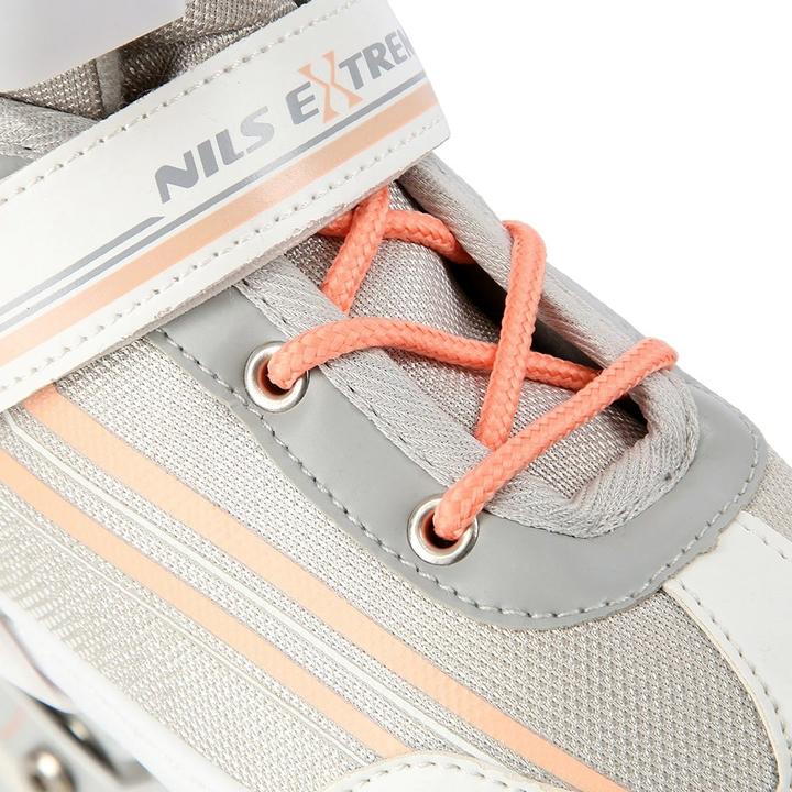 Produktbild Nils NH18190 2in1 WEISS UND PINK GRÖSSE M. S(29-33) INLINE-SKATES MIT DIM. TUL. EISHOCKEY EXTREME (29, 30, 31, 32, 33)