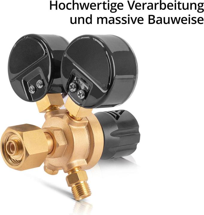 Actual product image Stahlwerk Mini pressure reducer Pressure regulator 200 bar for argon CO2 mix