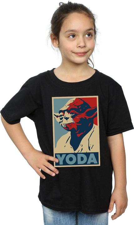 Produktbild Star Wars Yoda Poster TShirt Mädchen (128)