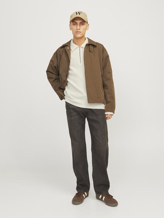 Produktbild Jack & Jones Jorrick Plisse Sweat Zip Split Polo Ln (M)