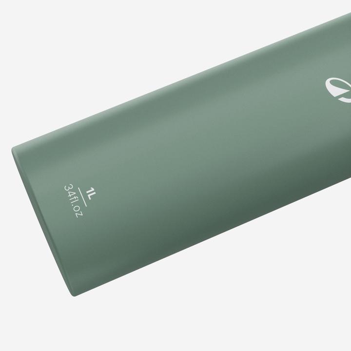 Produktbild Quechua Trinkflasche Aluminium Schnellverschluss Wandern - 500 1 l grün (1 l)