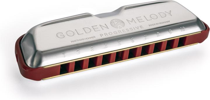 Produktbild Hohner Golden Melody Progressive D-major (Mundharmonika, Diatonisch, D-Dur)