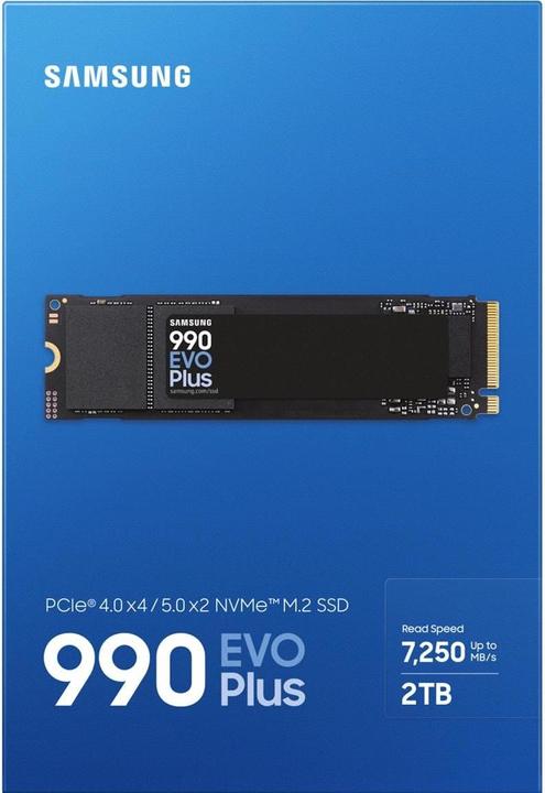 Actual product image Samsung 990 EVO Plus (2000 GB, M.2 2280)