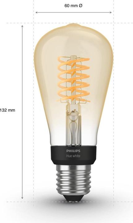Produktbild Philips Hue White BT (E27, 7 W, 550 lm, 1 x, G)