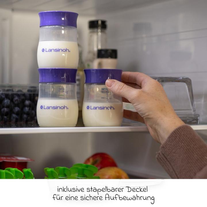 Produktbild Lansinoh Babyflaschen Starter-Set mit 2 PP Flaschen (160 ml & 240 (240 ml)