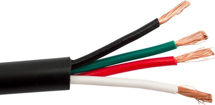 Structured Cable Products SCP 16/4OFC-HD-BK - 1.31mm² 4-Conductor, In/Outdoor Pro grade Speaker Cable, 152m box, Black (152 m, 1.31 mm²)