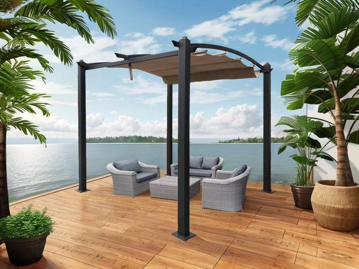 Image du produit Jet-Line Pavillon de jardin GISEH 3x3m (300 cm, 300 cm)