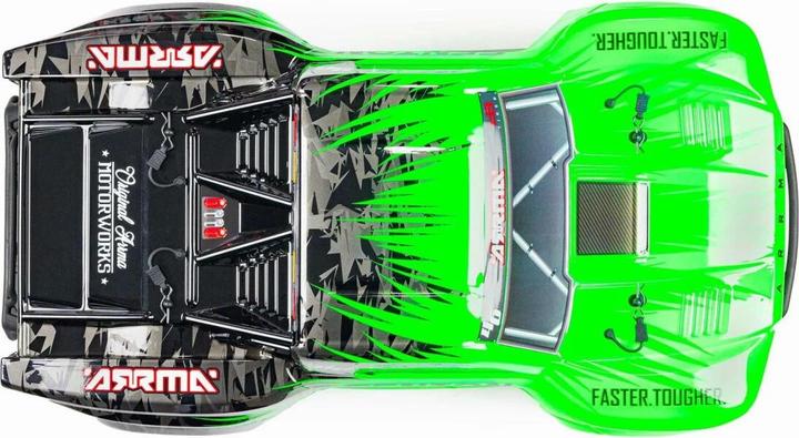 Actual product image Arrma Short Course Truck Senton 4x2 Boost Mega, Green RTR, 1:10 (RTR Ready-to-Run)