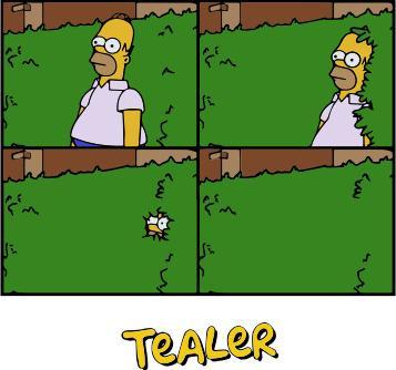 Produktbild Tealer t-hirt (S)