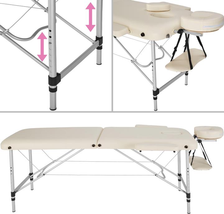 Produktbild tectake 2 Zonen Massageliege
