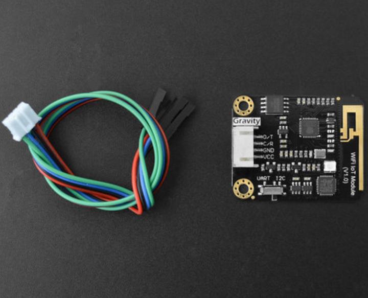 Actual product image DFRobot Gravity WiFi IoT Module I2C / UART