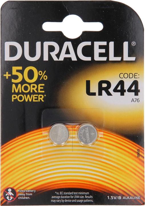 Productafbeelding Duracell Elektronica (2 Pcs., LR44, 105 mAh)