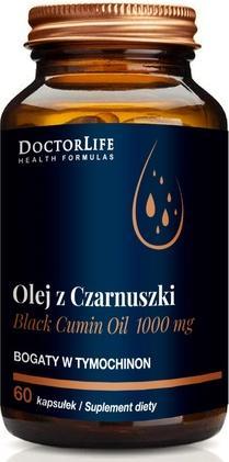 Produktbild Doctor Life Black Cumin Oil olej z czarnuszki 1000mg 60 kapsułek (Körperlotion)