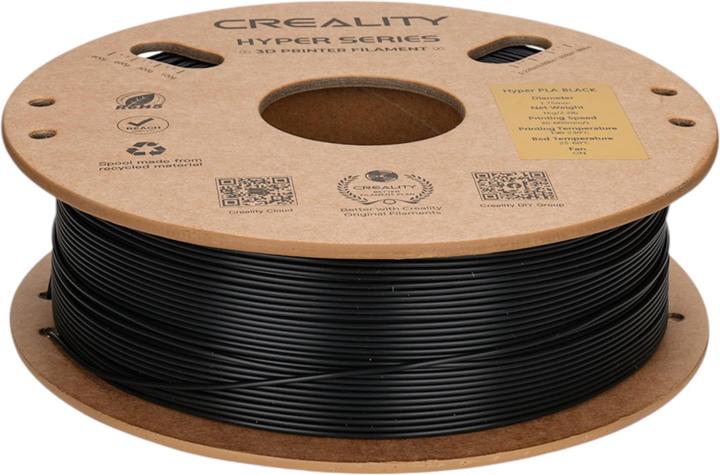Actual product image Creality Filament PLA Hyper, Black, 1.75 mm, 1 kg (PLA, 1.75 mm, 1000 g, Black)