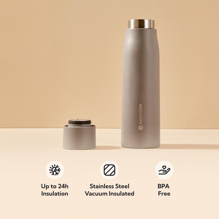 Produktbild Noerden LIZ+ UV Trinkflasche 500ml grau