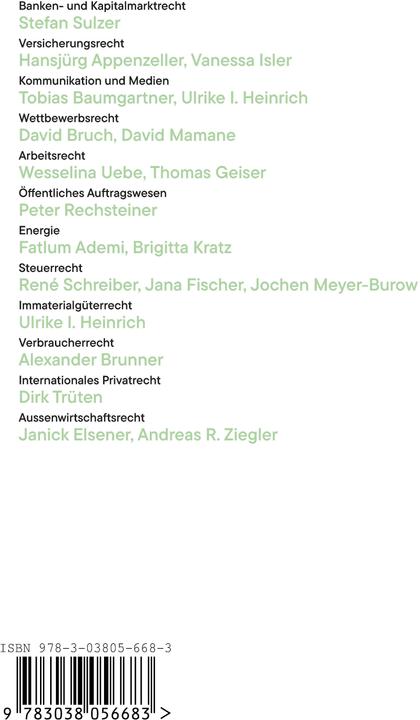 Produktbild Jahrbuch Wirtschaftsrecht Schweiz – EU 2024 (Deutsch, Tobias Baumgartner, Andreas Kellerhals, 2024)