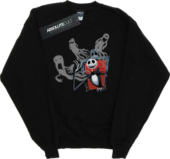 Actual product image Disney Mens Nightmare Before Christmas Ghosts Of Jack Sweatshirt (XXL)