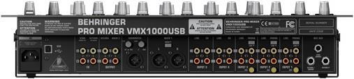 Produktbild Behringer VMX1000USB, 7-Kanal Mischpult, USB-Anschluss (Studio- und Livemixer)