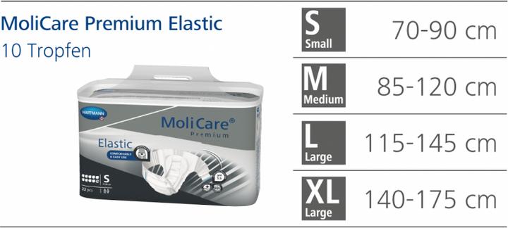Produktbild MoliCare Elastic 10 Inkontinenz Slip (14 x, Large)