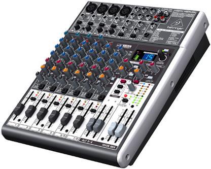 Actual product image Behringer XENYX X1204USB, 8 channel mixer effects and USB (Studio- and Livemixer)