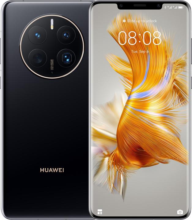 Huawei Mate 50 Pro (256 GB, Zwart, 6.74", Hybride dubbele SIM, 50 Mpx, 4G)