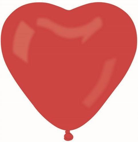 Produktbild Karaloon Ballon Herz rot 50 Stück (50 x)