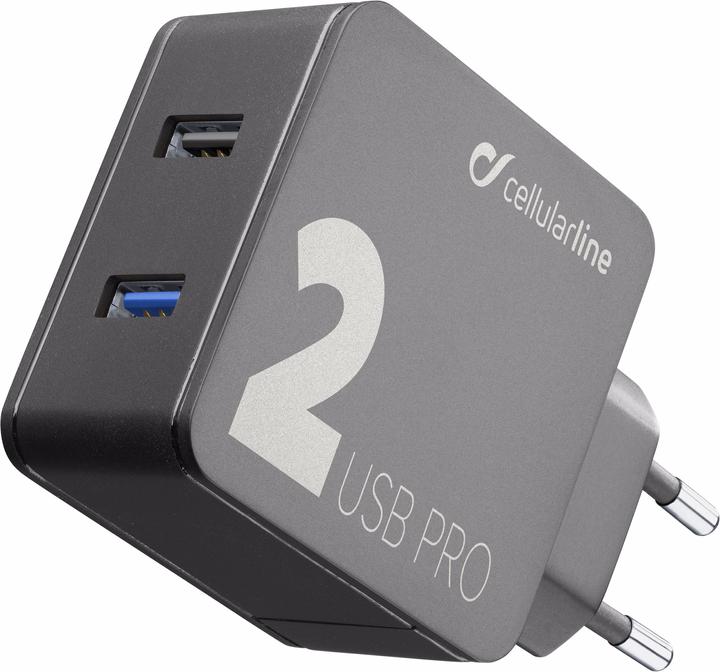 Cellularline ACHUSB2QC30W Indoor Black (30 W)