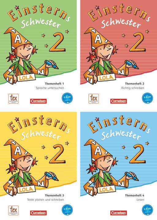 Produktbild Einsterns Schwester 2. Schuljahr. Themenhefte 1-4. Leihmaterial (Deutsch, Jutta Maurach, Roland Bauer, Alexandra Schwaighofer, Daniela Dreier-Kuzuhara, Katrin Pfeifer, Annette Schumpp, 2015)