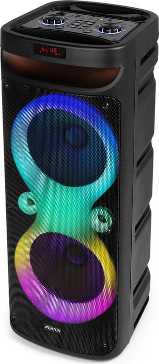 Image du produit Fenton Partybox - Track610 portable speaker met Bluetooth - Karaoke set met microfoon (10 h, Fonctionnement sur batterie)