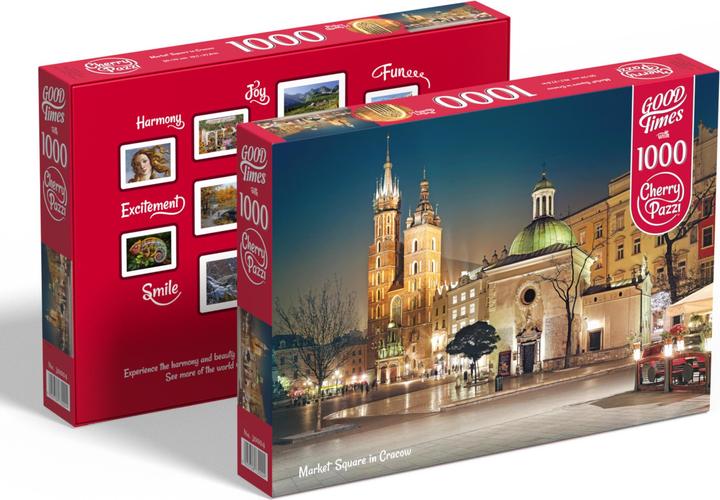 Image du produit Cherry Pazzi Puzzle Place du marché royal à Cracovie, Pologne 1000 pièces (1000 pièces)