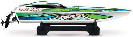 Image du produit Traxxas BATEAU BLAST 603mm EP RTR GREEN TQ 2.4GHz w/USB-C Charger & Battery