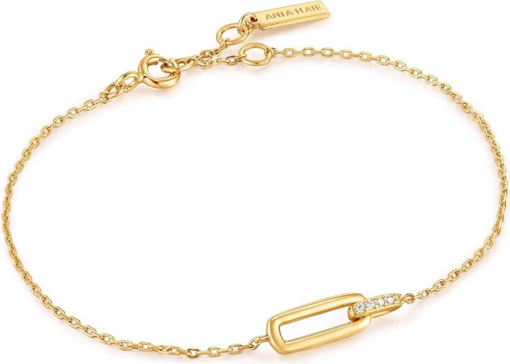 Immagine prodotto Ania Haie Bracciale Glam Interlock in argento 925 (16.50 cm, Argento 925)