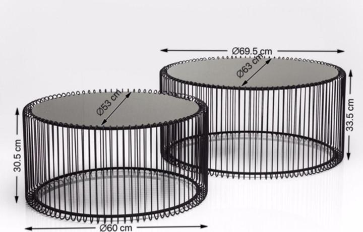 Actual product image Kare Design Wire (70 x 70 x 34 cm)