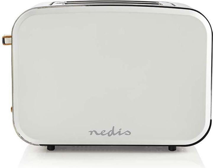 Actual product image Nedis Toaster - Soft touch - 6 different settings - Defrost and reheat function - Crumb tray