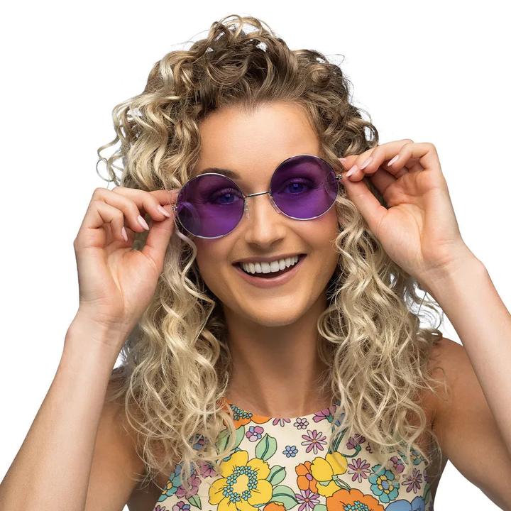Produktbild Boland Party Brille Hippie XL lila