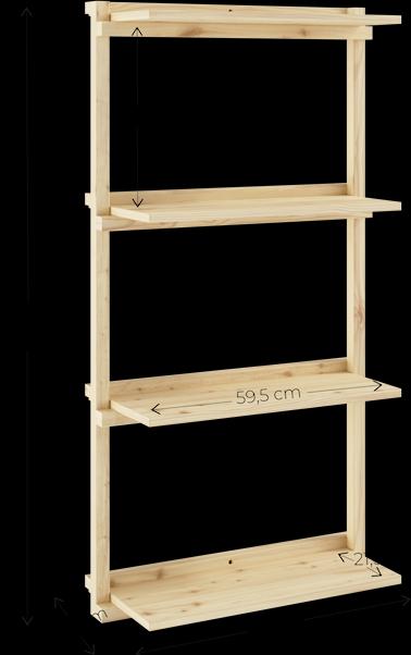 Actual product image Karup Design Groove Shelving