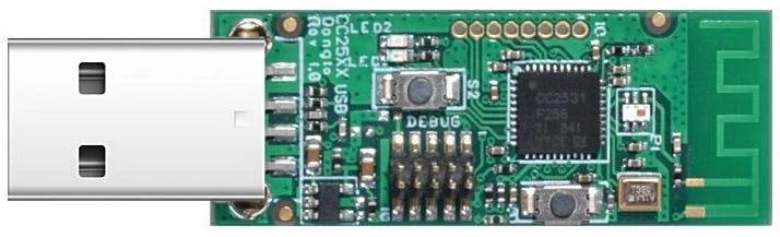 Actual product image Sonoff USB Dongle CC2531, ZigBee