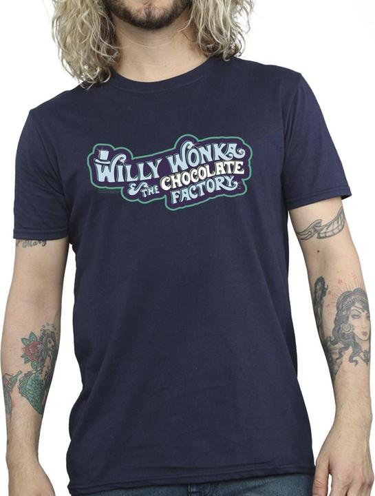 Produktbild Willy Wonka & the Chocolate Factory Chocolate Factory Logo TShirt (3XL)