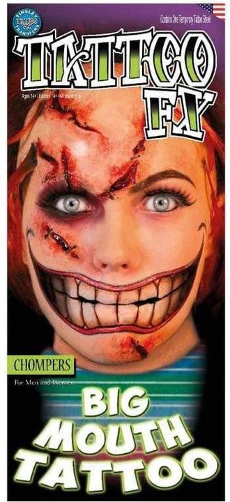 Image du produit Chaks Tatouage sourire geant, malfaisant