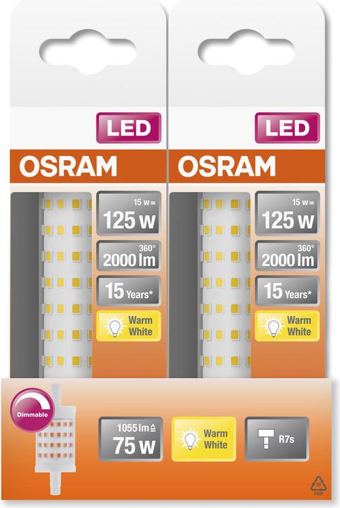 Produktbild Osram Led Line R7S (R7s, 15 W, 2000 lm, 1 x, E)