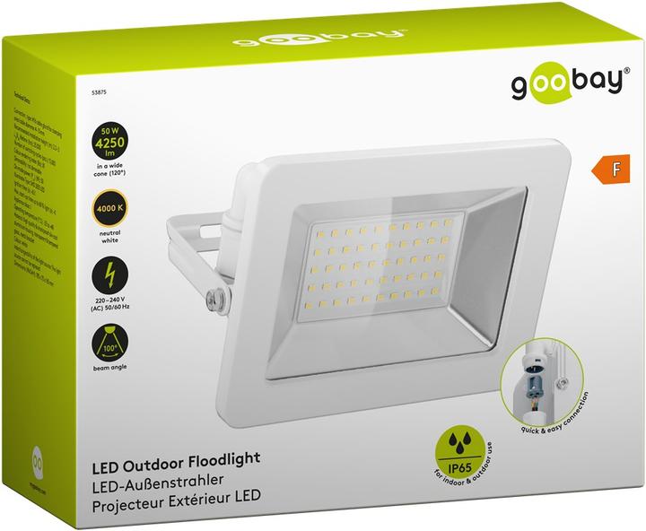 Actual product image Goobay LED outdoor spotlight, 50 W (4260 lm, IP65)