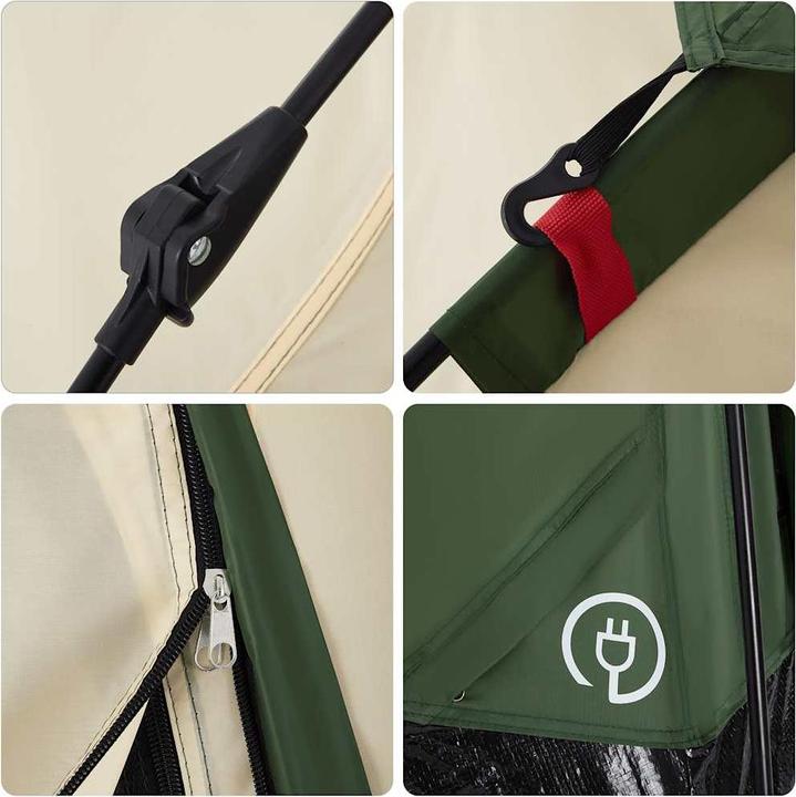 Actual product image VidaXL Camping tent 4 persons Quick Release (Dome tent, 4.55 kg, 4 persons)